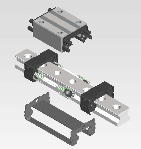 Ball bearing linear guides LU