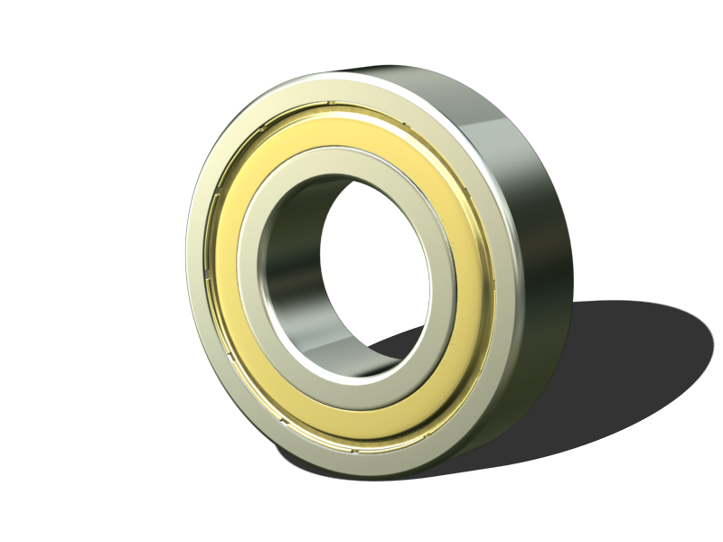 Inch size miniature ball bearings Shields type