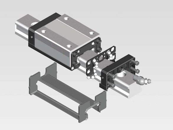 LMA Ball bearing linear guides LS Series