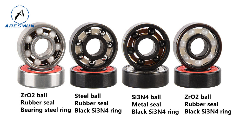 Hybrid ceramic ball bearings